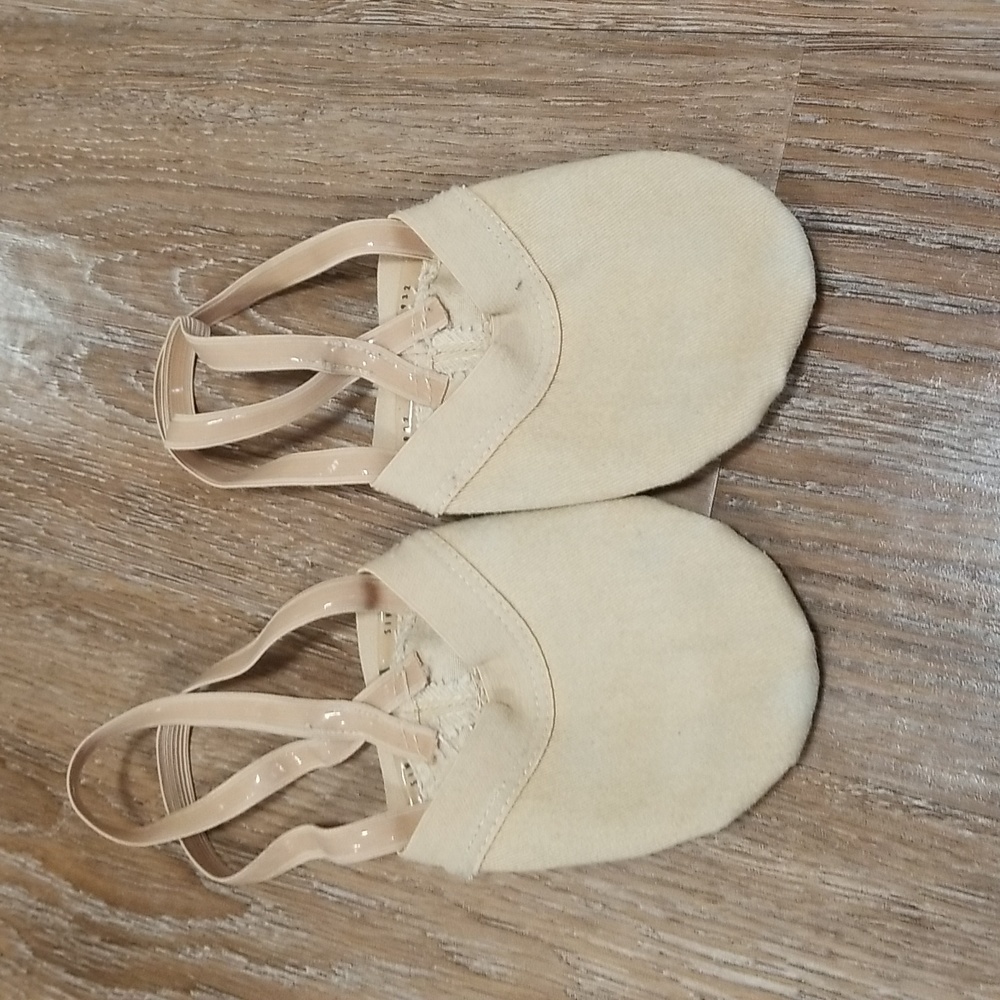 (M) Bloch Leather Sole Unlined Textile Sock Ballet Footwear Balletcore Dance